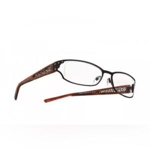 BOZ JF-REY PALACE 0090 BLACK BROWN CHEETAH EYEGLASSES RX FRAMES